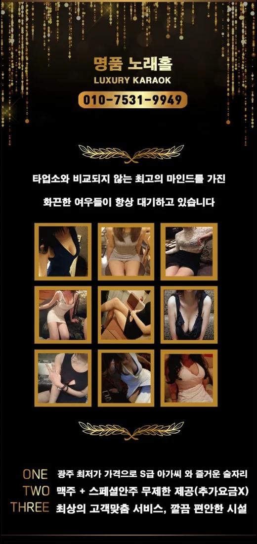 용봉동 명품노래홀 광주룸빵달리기 업소 대표 이미지 - 룸 노래홀 가라오케 대표 사진